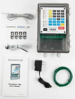 Sensaphone FGD-1400CD 4 Zone Alarm With Auto Dialer In NEMA Case, Clear Door -Secure House Gear FGD1400 INCLUDED 69413.1457622647.1280.1280