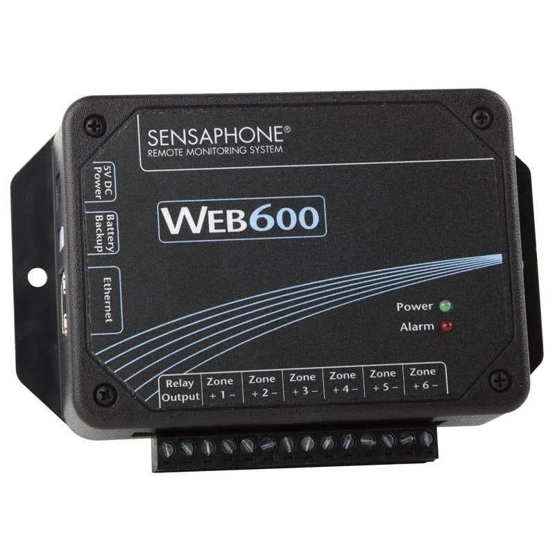 Sensaphone WEB600 Self Contained Sensor Monitoring, Logging, Email Alerts 3 Sensaphone WEB600 Self Contained Sensor Monitoring, Logging, Email Alerts