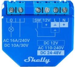 Shelly Plus 1 UL WiFi Smart Relay With Dry Contact Input