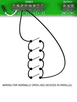 Sensaphone FGD400 4 Input Alarm Dialer With Power Failure And Temperature Detection -Secure House Gear Sensaphone400 NormallyOpen LineDrawing 15004.1354731768.1280.1280