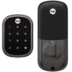 Yale YRD156-ZW2-0BP Key Free Touchscreen Deadbolt With Z-Wave Plus