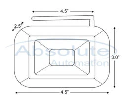 Rodann RXTX2000A Wireless Motion Driveway Alarm System -Secure House Gear rodtx2000 dim 6 46202.1343061177.1280.1280