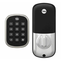Yale YRD136-ZW2-0BP Pro Pushbutton Deadbolt Z-Wave Key Free,Oil Rubbed Brnz